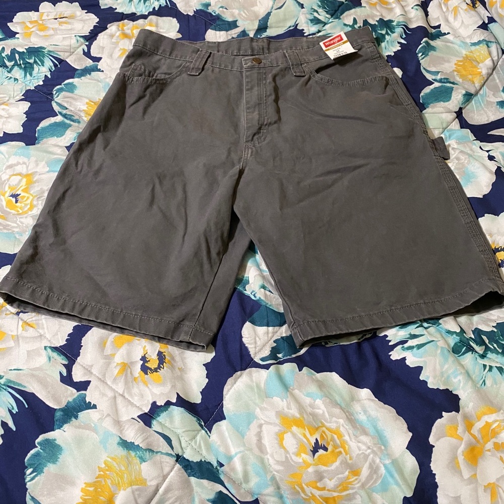 Gray Wrangler Shorts